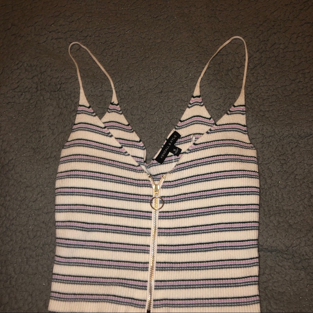Kendall & Kylie cropped tank top